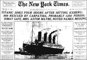 NYT - titanic